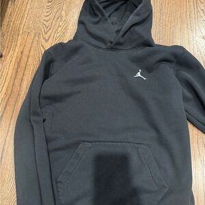 Jordan Black Hoodie with Iconic Logo
